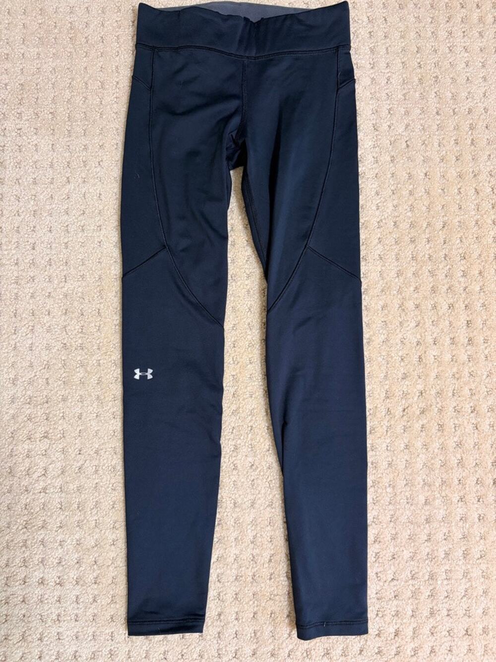 Under Armour Black Insulated Pocket Workout Leggings size S
